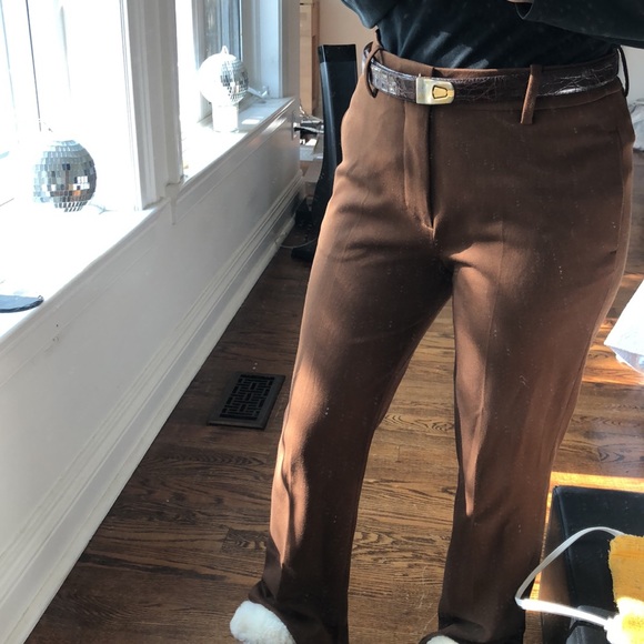 📚 NWOT Zara brown smart trousers - Picture 4 of 4